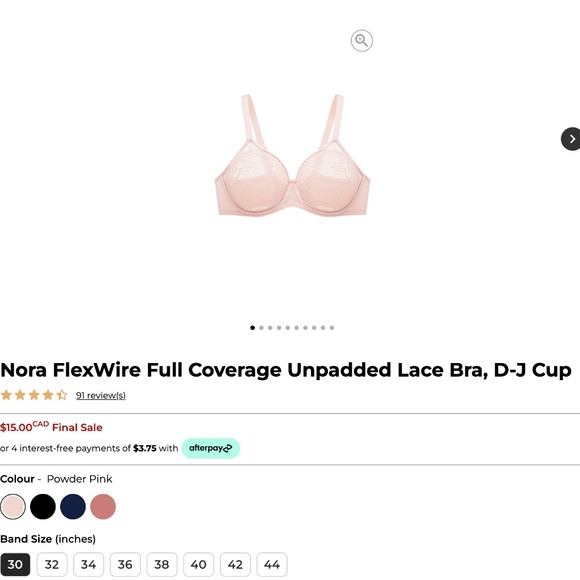 NWT Understance FlexWire Lace Bra 40DD - Picture 1 of 9